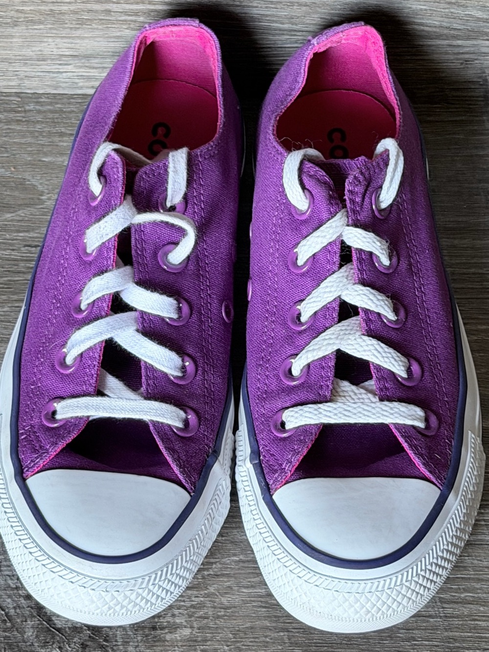 Converse Chuck Taylor All Star Purple Pink Low Top Sneakers Women’s Size 6